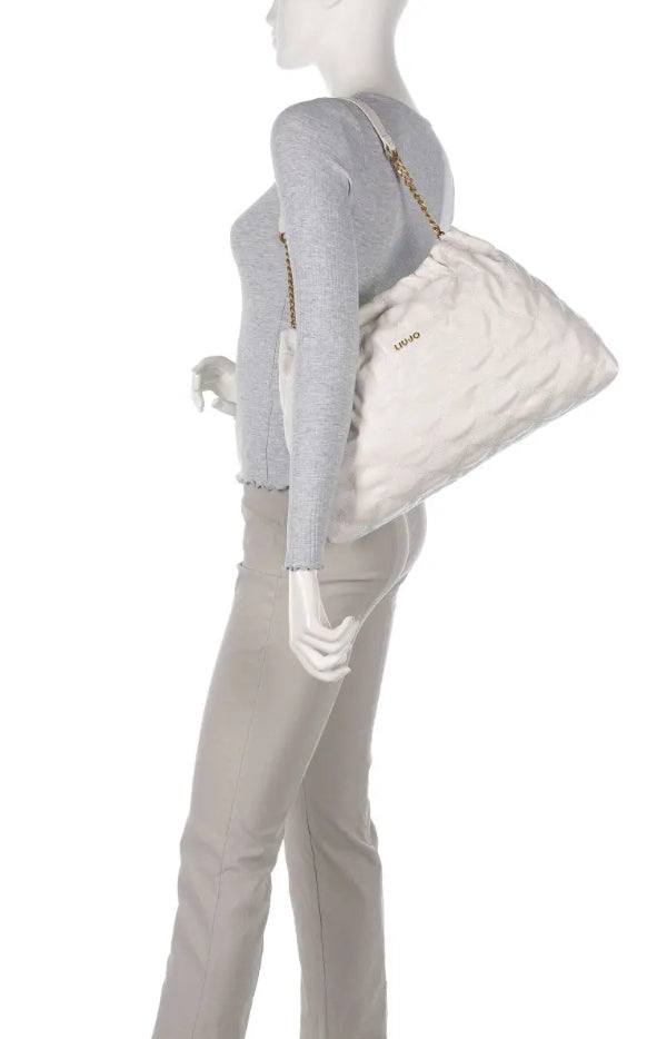 Borsa  Liu Jo Sirin ECS S Hobo AA5062 E0914 Col. X0459 Cream